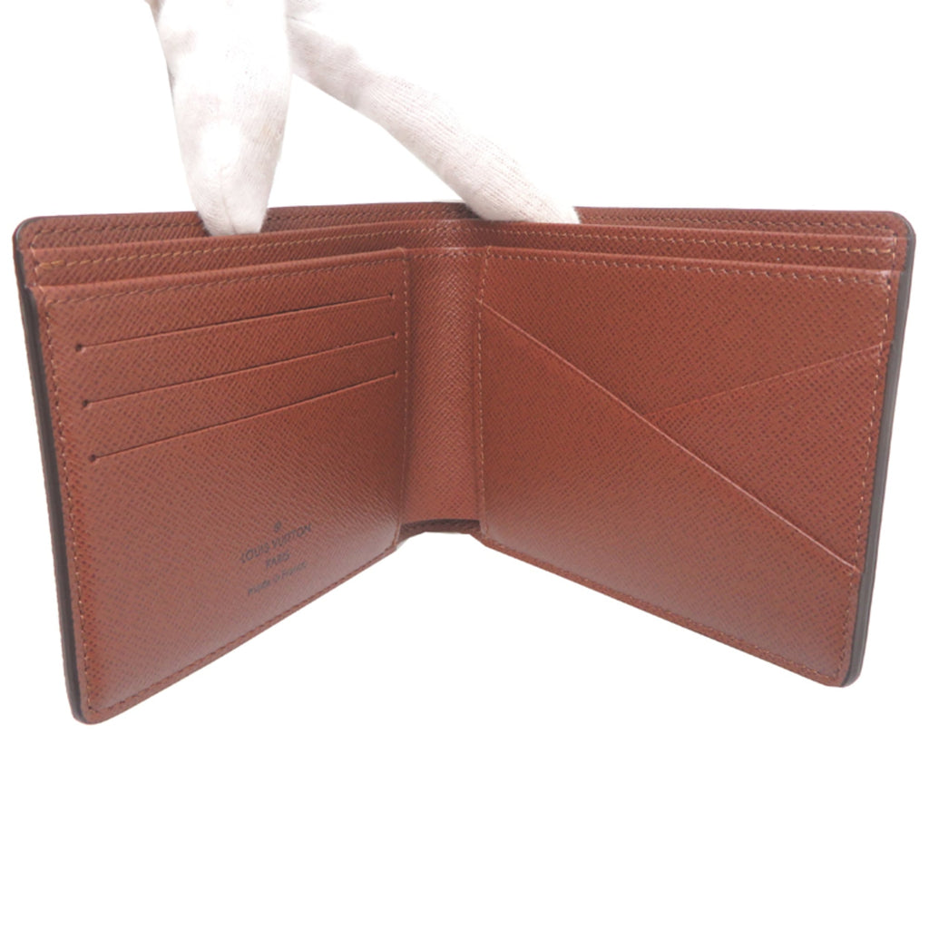 Louis Vuitton Multiple Men's Bifold Wallet M60895 Monogram Brown