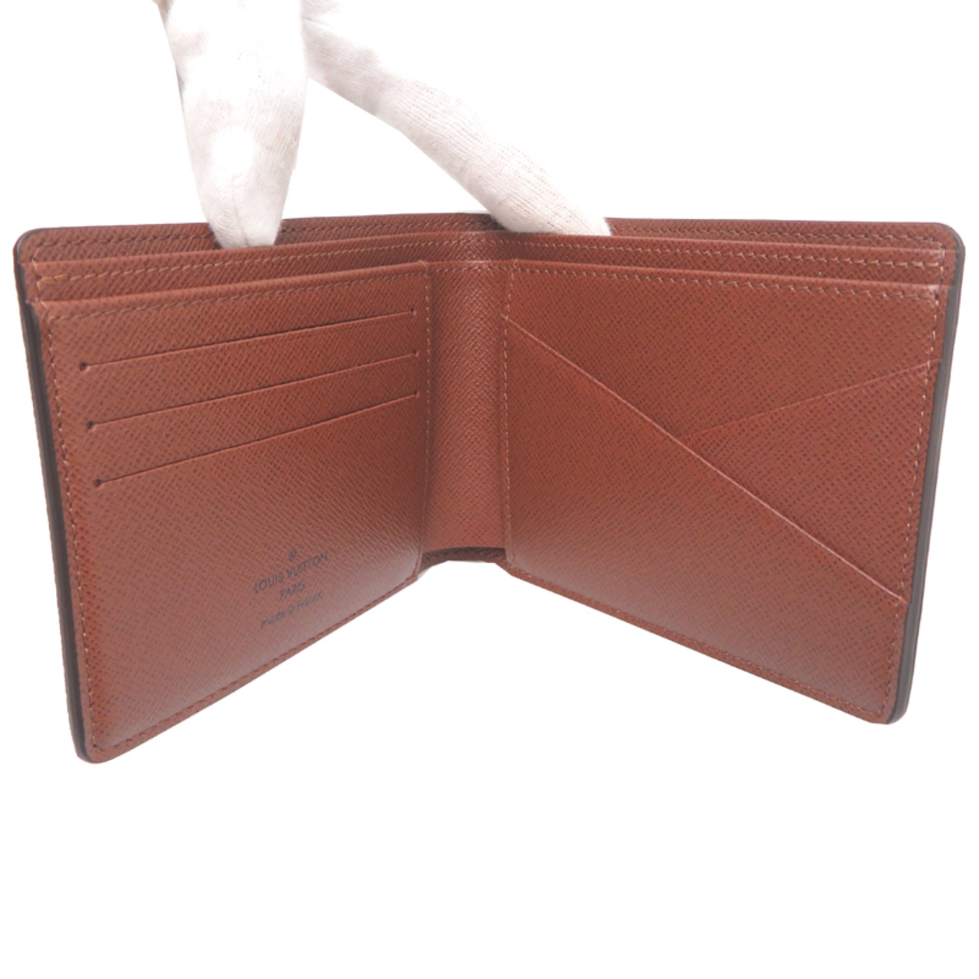 Louis Vuitton Multiple Men's Bifold Wallet M60895 Monogram Brown