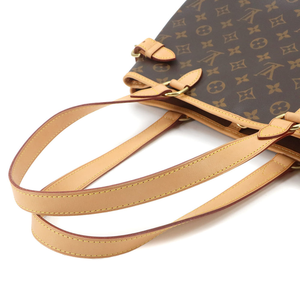 Louis Vuitton Monogram Batignolles Horizontal Tote Handbag, Brown, M51154, Gold Hardware — Like New