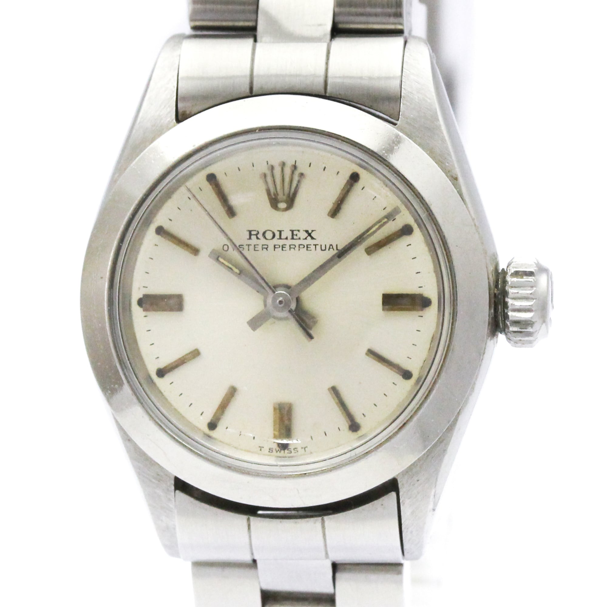 ROLEX Oyster Perpetual Steel Automatic Ladies Watch 6618 Vintage — Good
