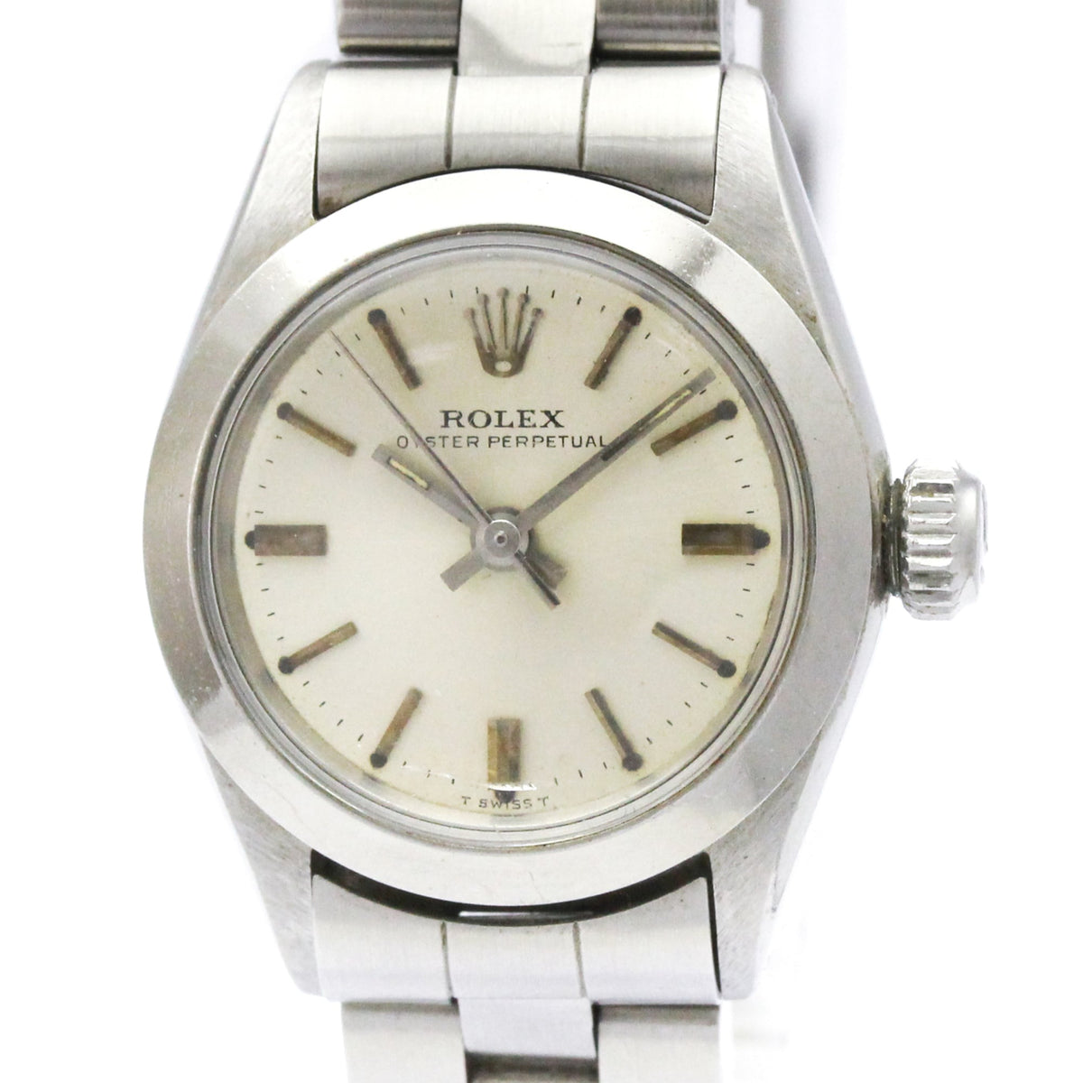 ROLEX Oyster Perpetual Steel Automatic Ladies Watch 6618 Vintage — Good
