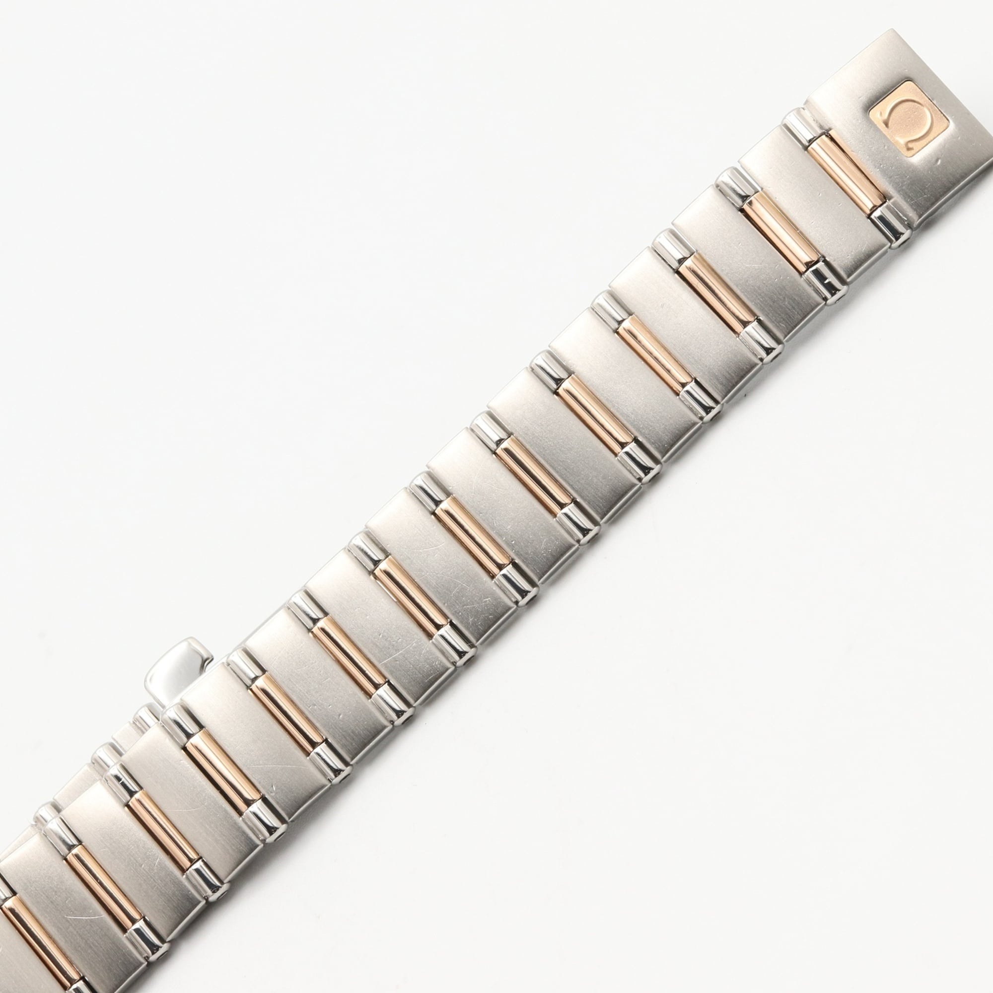 Omega Constellation Mini Iris Diamond Bezel Watch, 18K Pink Gold (PG) Stainless Steel, Diamond, Ladies', White/White Mother-of-Pearl Case, 1360.79 — Very Good