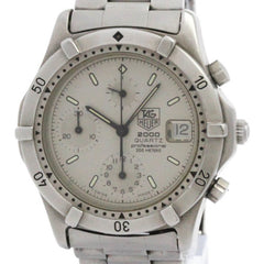 TAG HEUER 2000 Series Steel Quartz Mens Watch 262.206 1 — Good