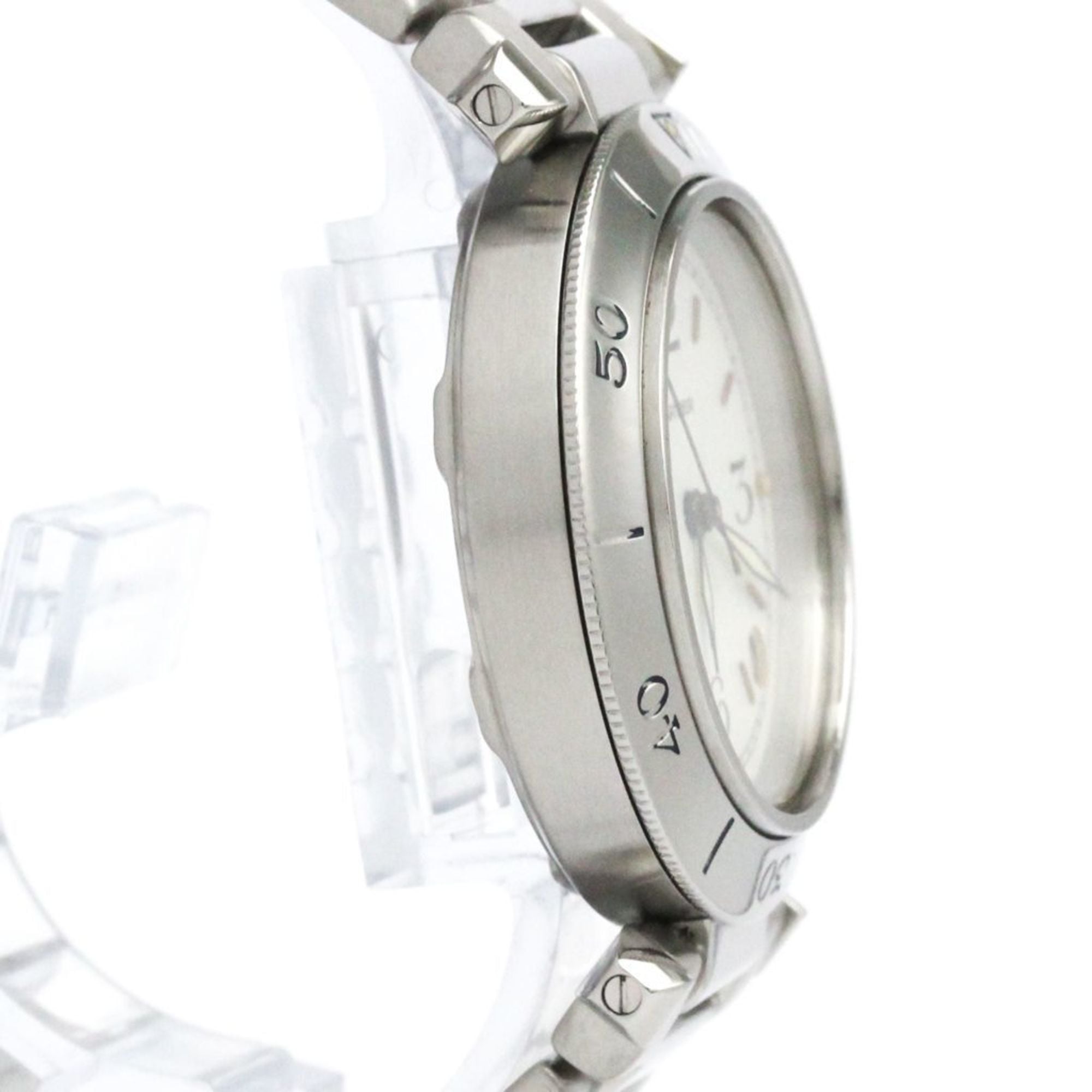 CARTIER Pasha Original Steel Automatic Unisex Watch W31007H2 Polished — Very Good