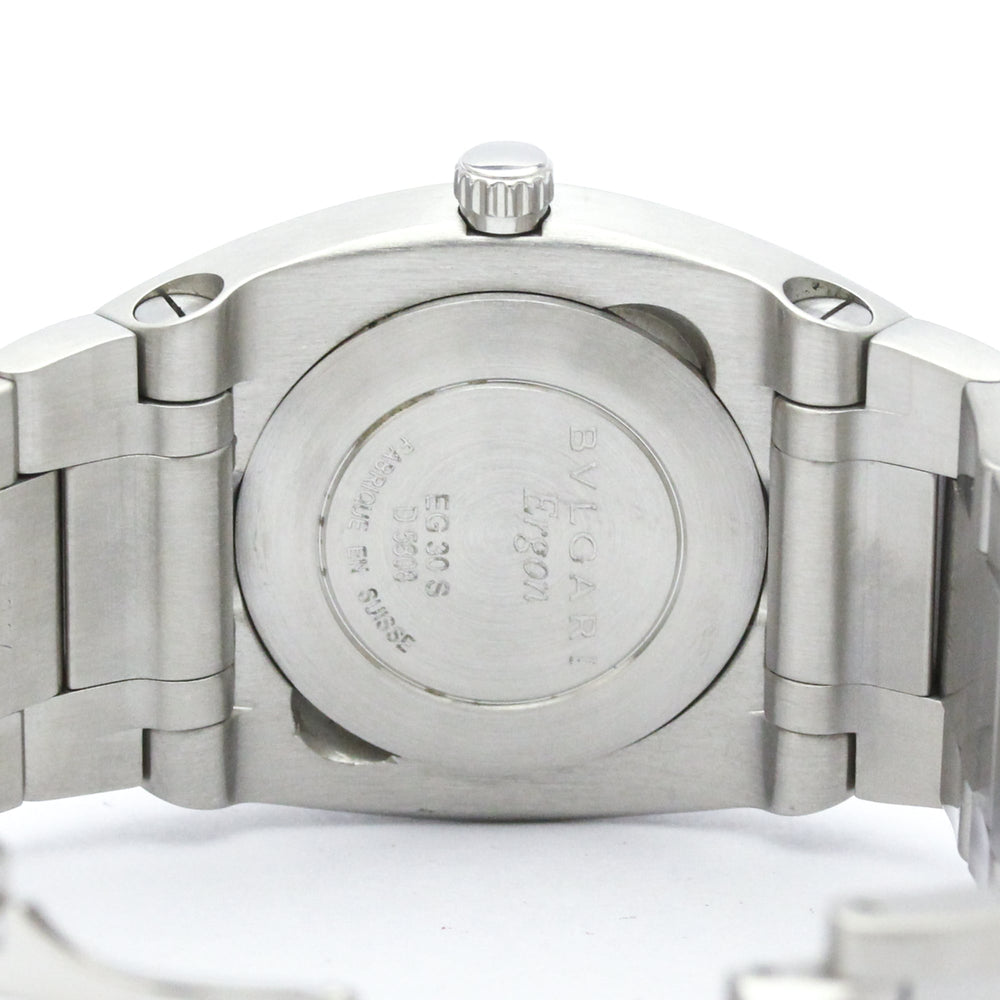 BVLGARI Ergon Stainless Steel Quartz Ladies Watch EG30S Polished — Very Good