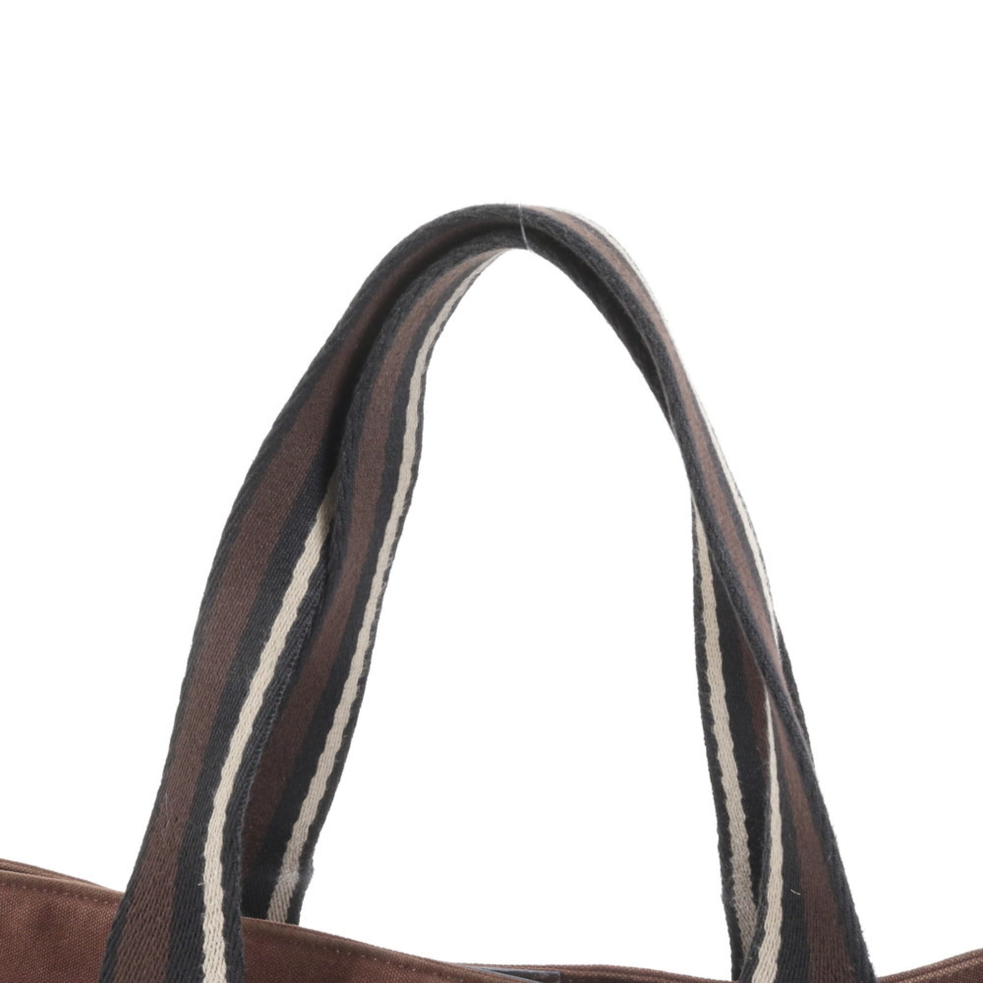 Hermes Hermès Troca Horizontal MM Leather Tote Bag Shoulder Handbag Brown Women's