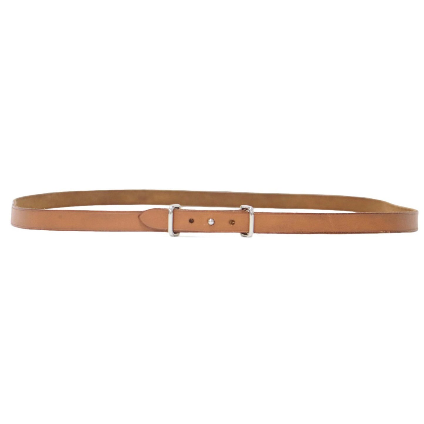 HERMES Hermes API2 Leather Belt Bracelet Bangle Brown Luxury