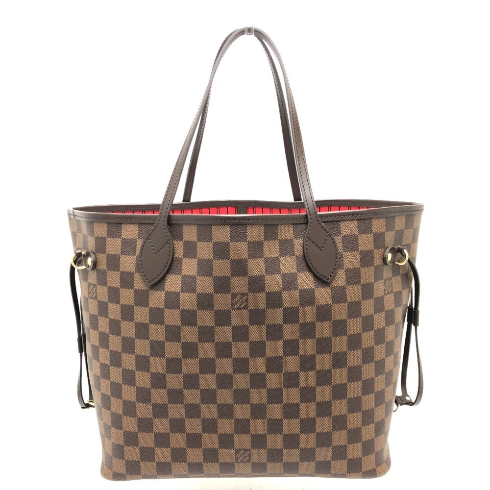 LOUIS VUITTON Louis Vuitton N40599 Neverfull MM Tote Bag Damier Canvas Women's Ebene Brown — New - Store Return