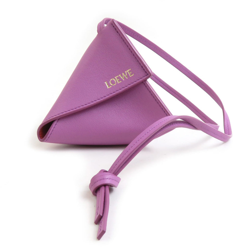 LOEWE Women's Leather Pouch, Purple, e61334a
