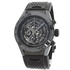 TAG Heuer CAR2A90 Carrera Calibre 01 Watch Ceramic Rubber Men's HEUER — Good