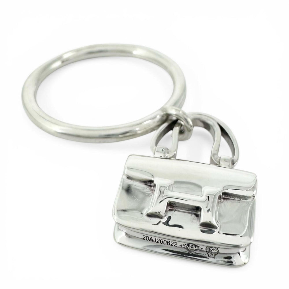 HERMES Amulette Constance Ring, AG925, 2020 model, Silver, Size 54, Made in France, Weight: 6.8g, Women's — Like New