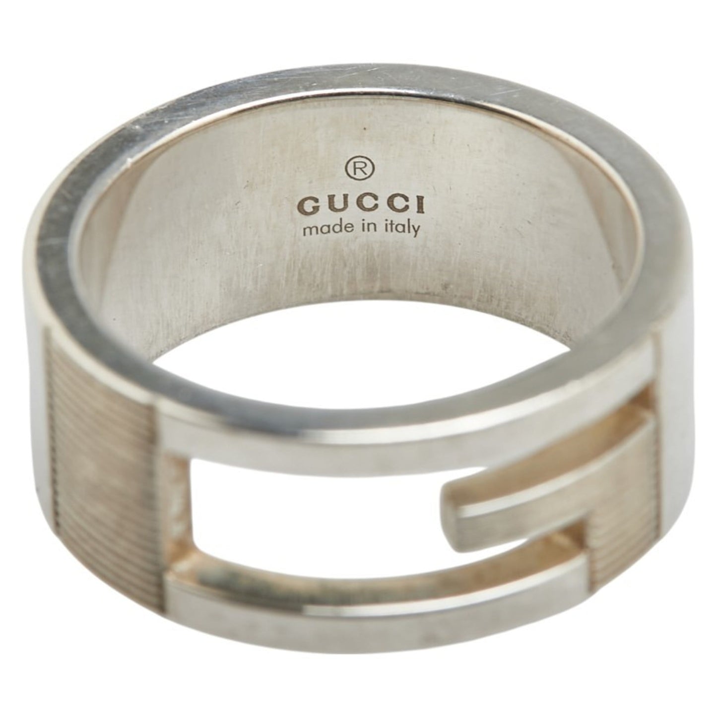Gucci Branded G Ring #13 SV925 Silver Men's GUCCI