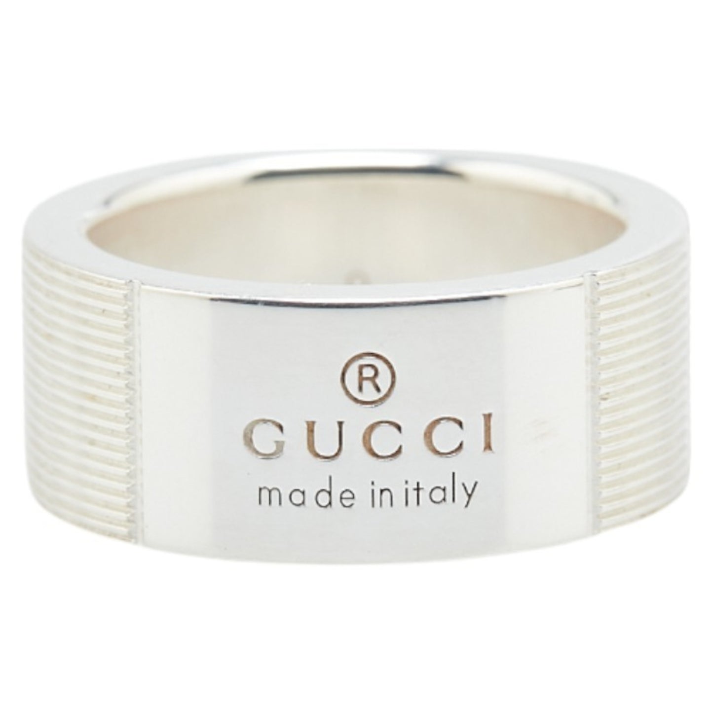Gucci Logo Ring #9 SV925 Silver Women's GUCCI