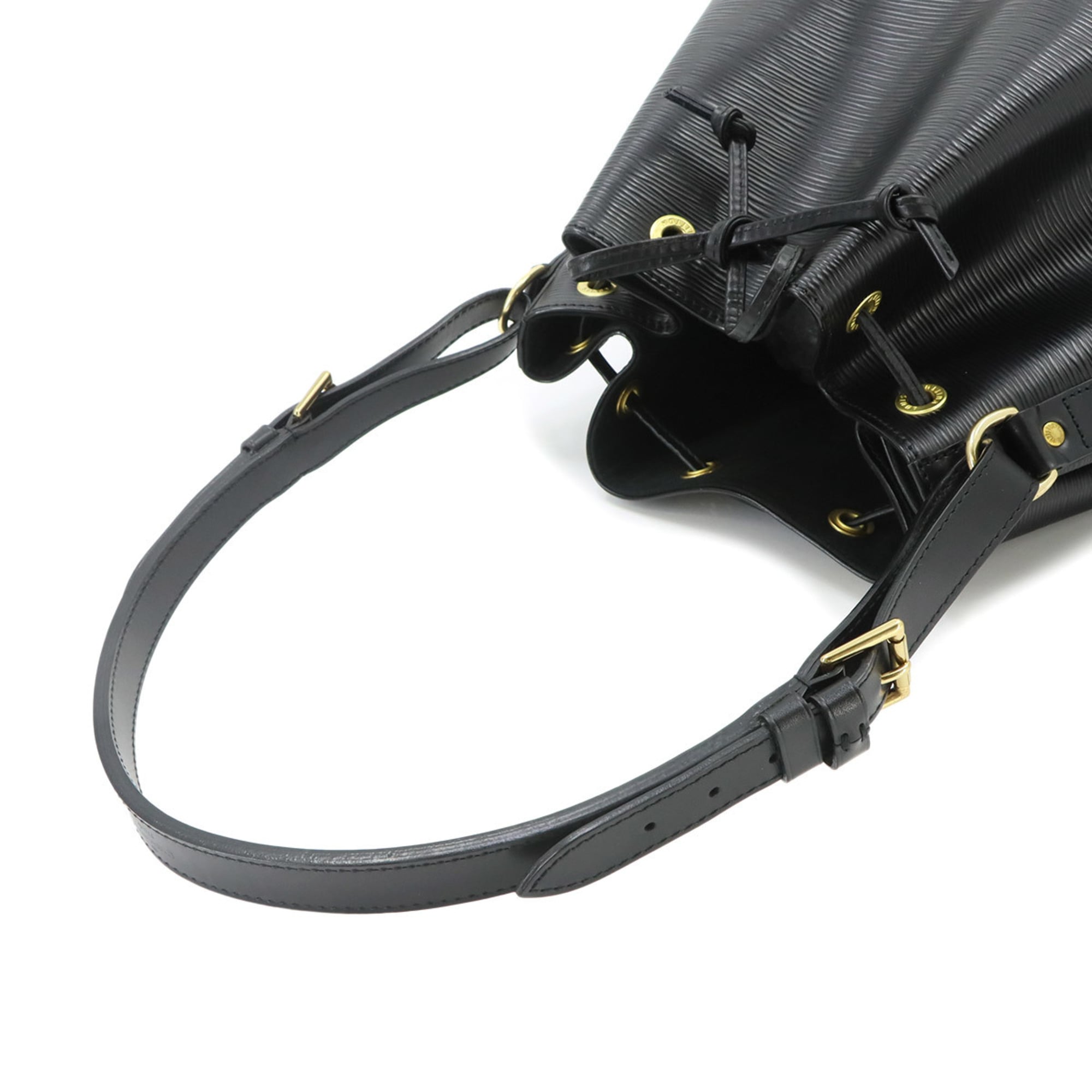 Louis Vuitton Epi Noe Shoulder Handbag Leather Noir M59002 Gold Hardware — Like New