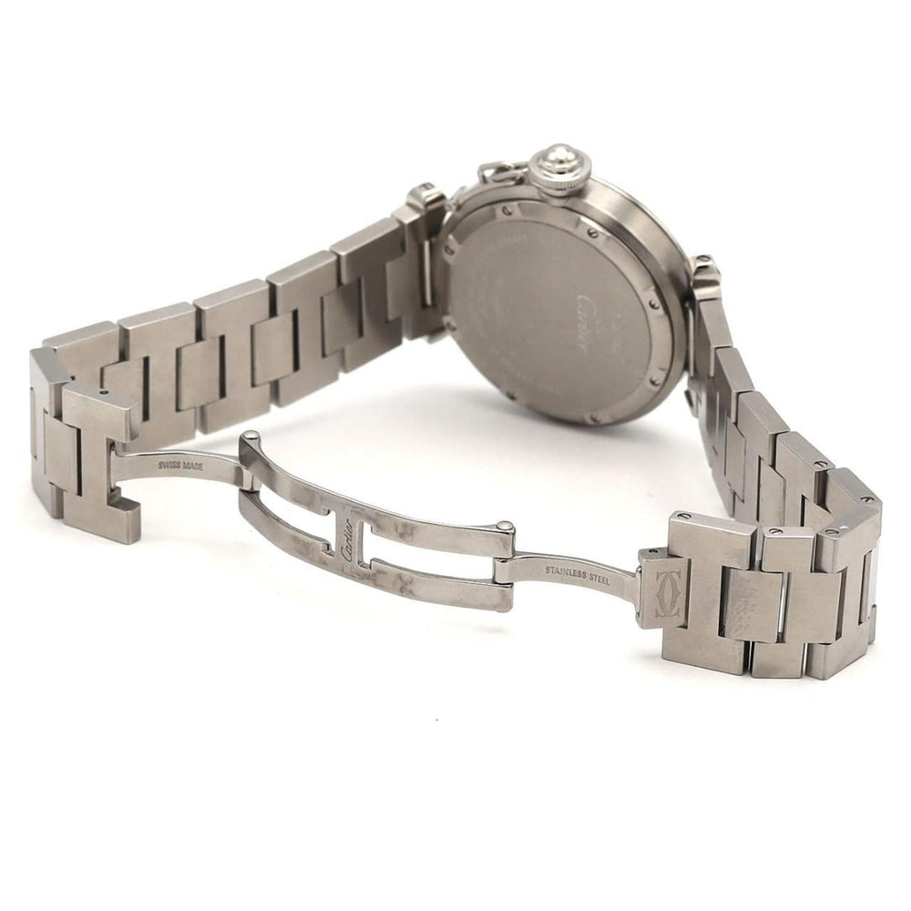 Cartier Pasha C Grande Date W31058M7 Stainless Steel Automatic Watch — Very Good