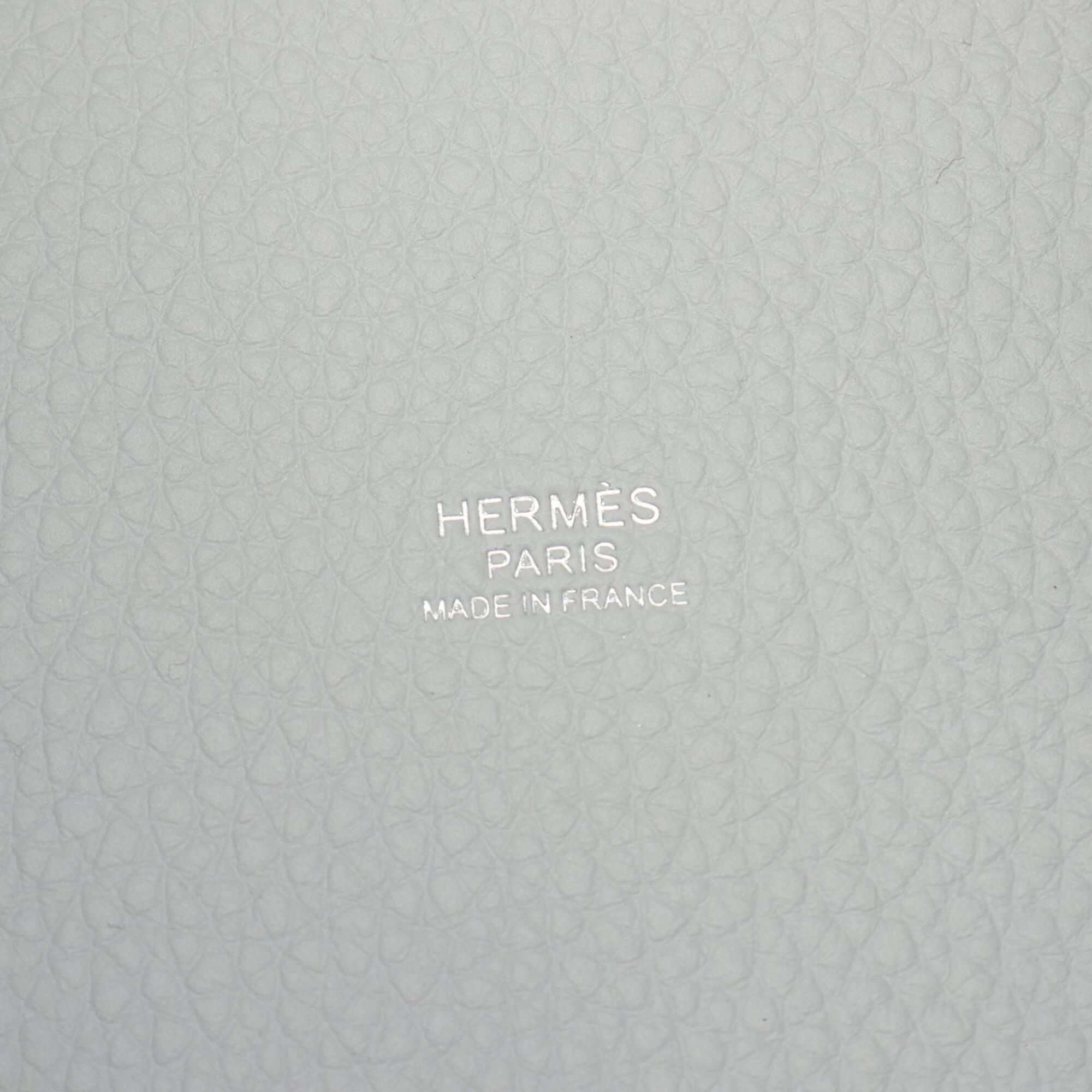 Hermes Picotin Lock PM Blue Pale Handbag, Taurillon Clemence Leather, Women's — New - Store Return