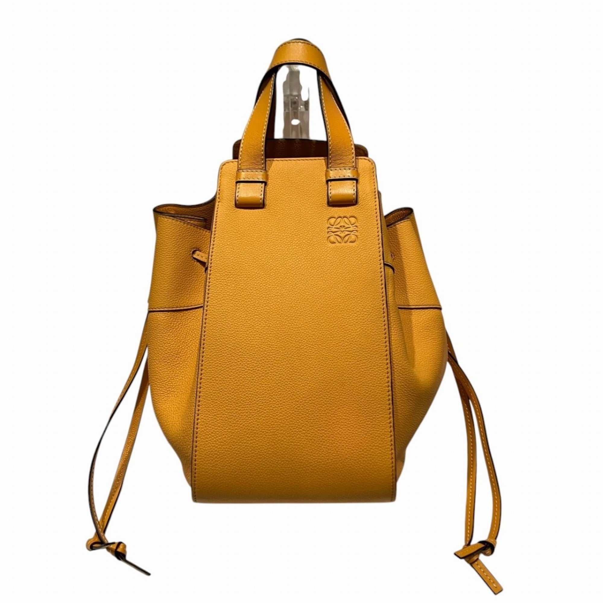 LOEWE Drawstring Hammock Handbag in Calfskin Leather