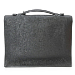 HERMES Sac à Dépêches 27 Handbag Business Bag Taurillon Clemence Leather Black — Like New