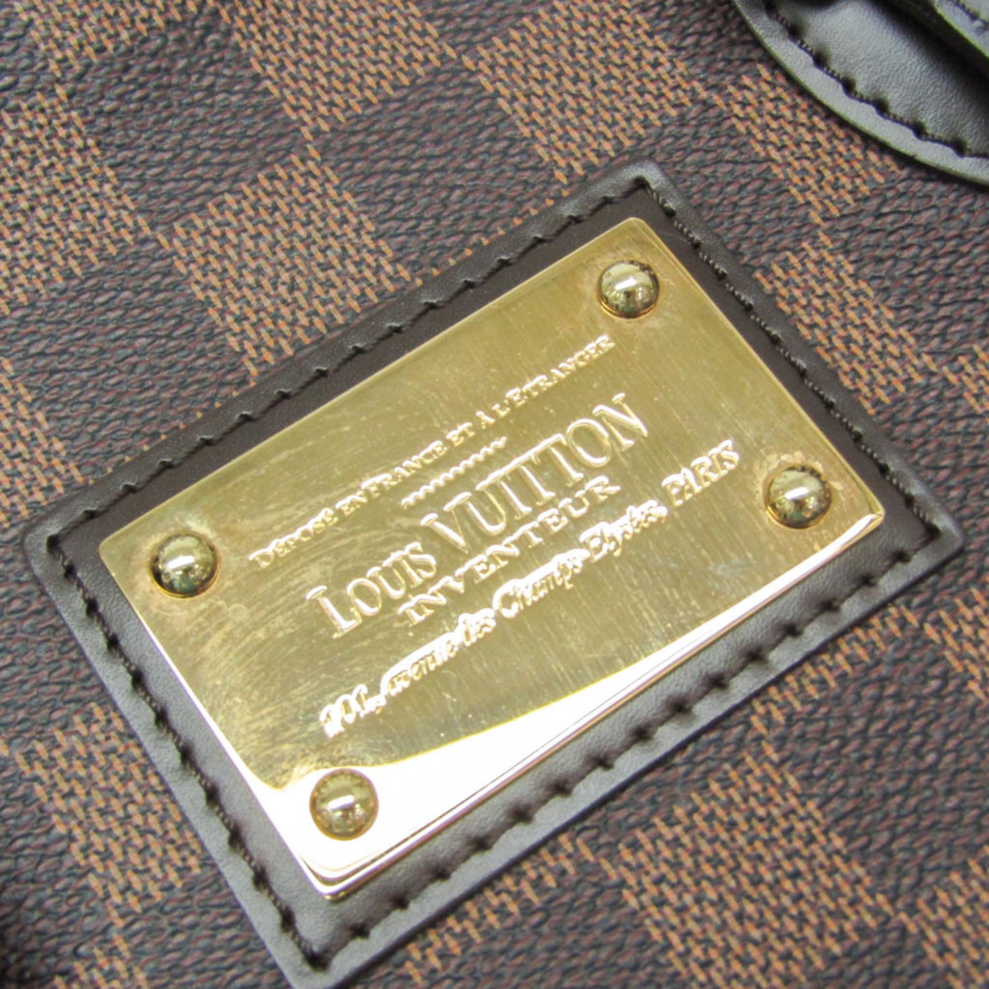 Louis Vuitton Damier Hampstead PM N51205 Women's Handbag Ebene — Like New