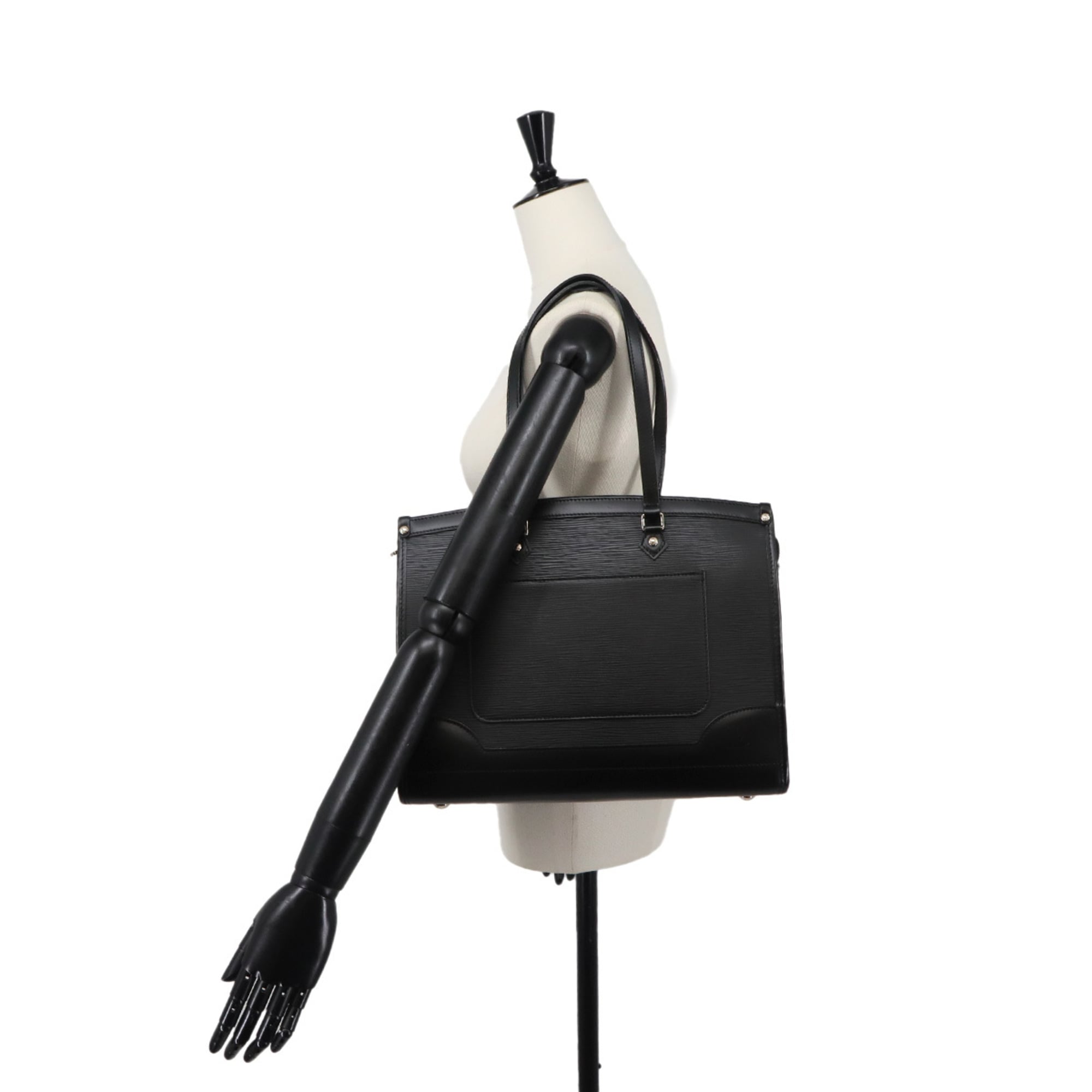 Louis Vuitton Madeleine GM Epi Leather Tote Handbag, Noir Black (M59342), Silver Hardware — New - Store Return