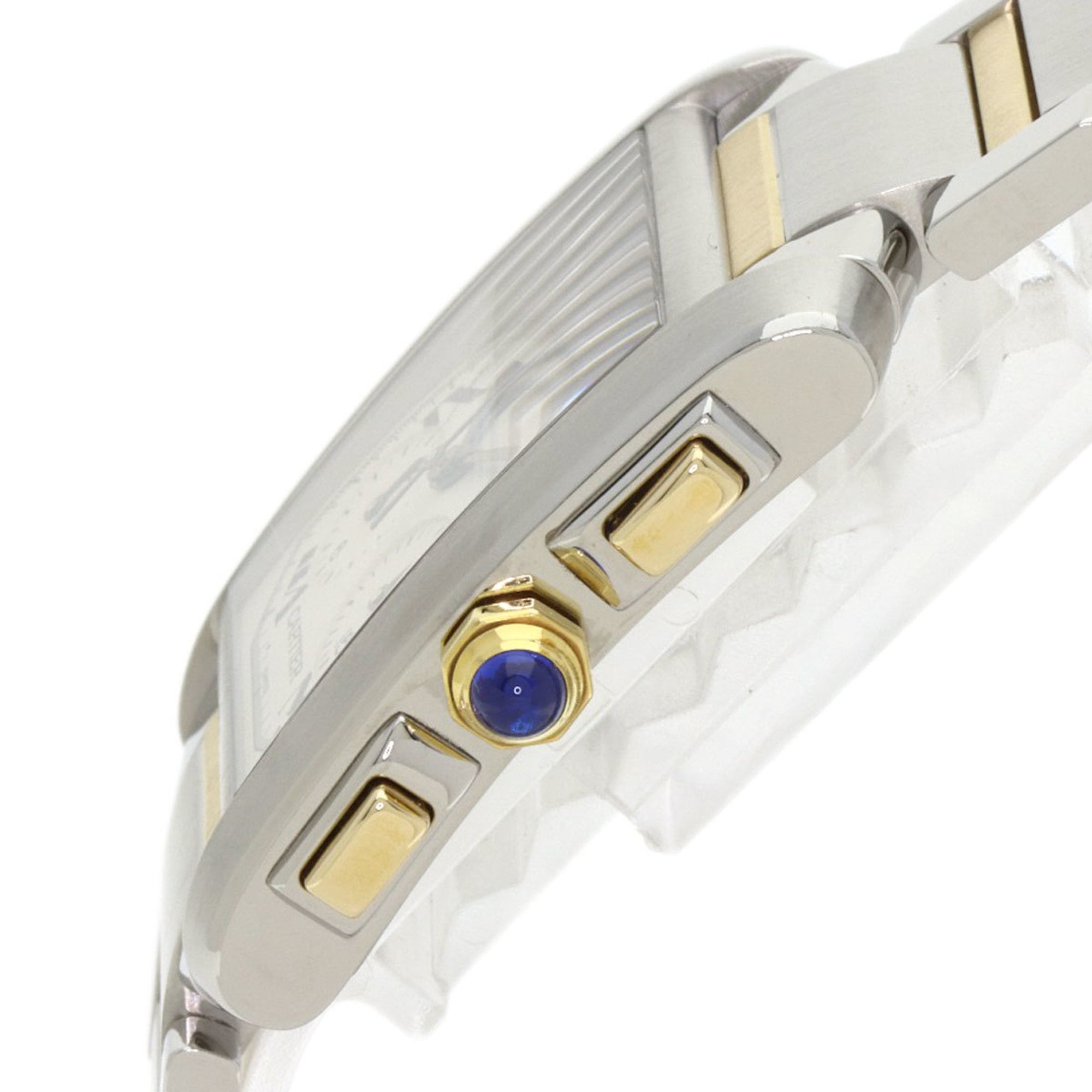 Cartier Tank Française Chrono Reflex W51004Q4 Men's Stainless Steel Watch in 18K White Gold