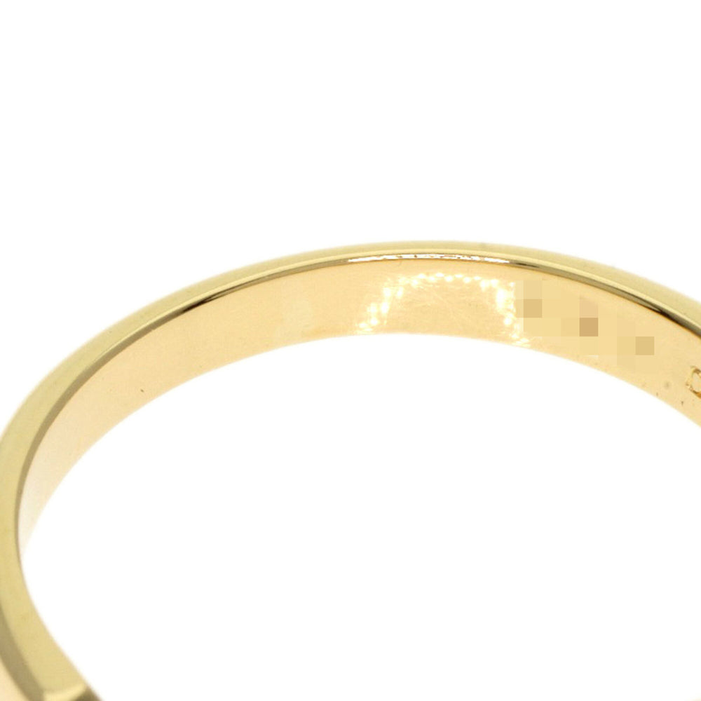 Christian Dior Dior Diamond Heart Motif Ring, 18K Yellow Gold, Women's — Like New