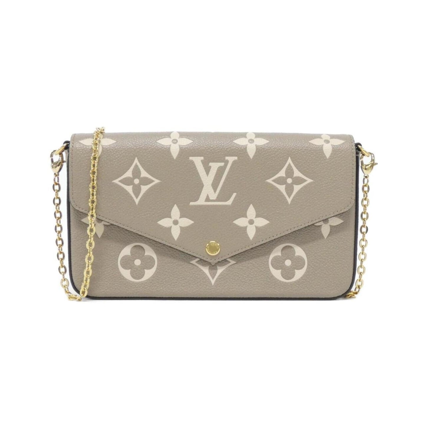 Louis Vuitton Two-Tone Monogram Empreinte Pochette Felicie M82610 Shoulder Bag