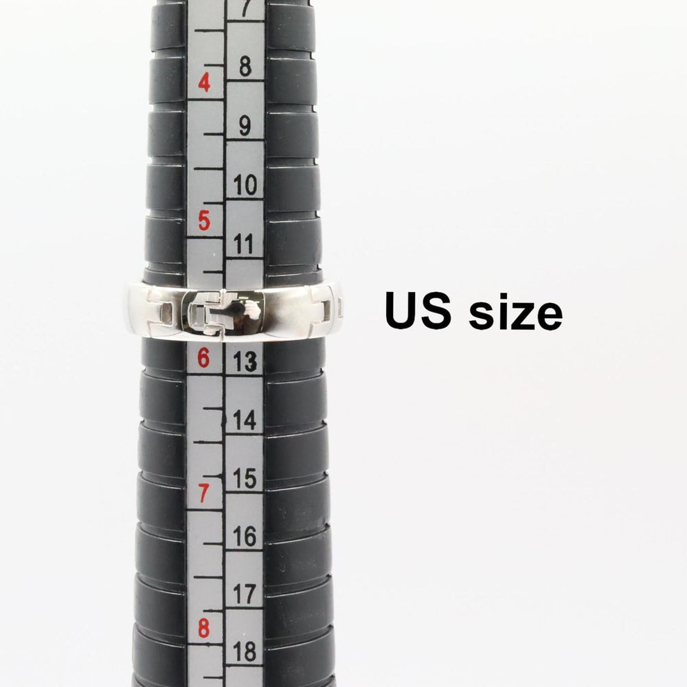 Hermes Hercules Ring, 18K White Gold (18KWG), Women's, Silver Tone — Like New