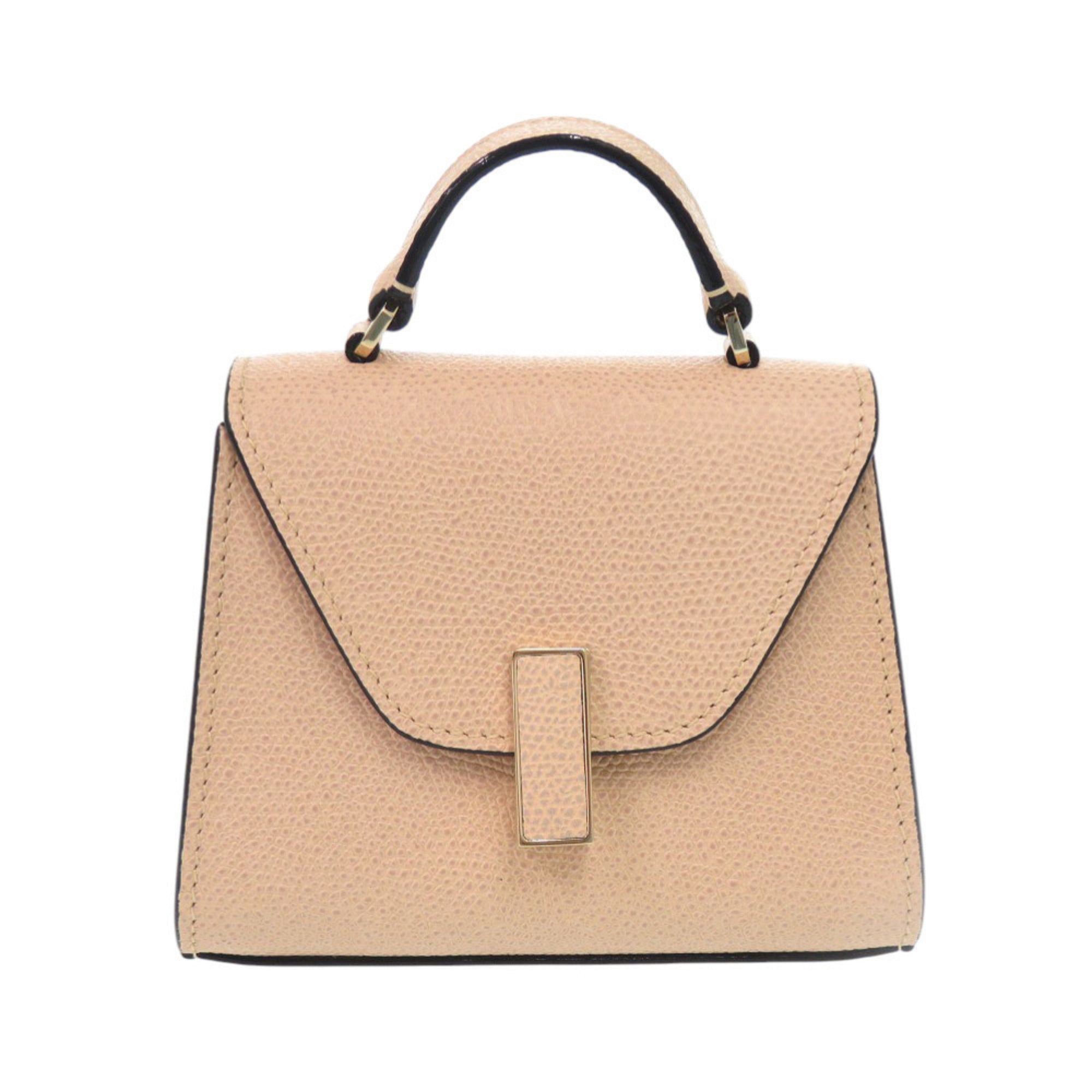 Like new Valextra Iside 2-Way Handbag N568741 in Calfskin CIPRIA Beige 0550 — Like New