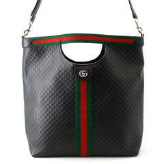 Gucci Ophidia Tote Bag, GG Embossed Leather, 865452, GUCCI Web Japan Limited Edition, Black, Handbag for Men — Like New