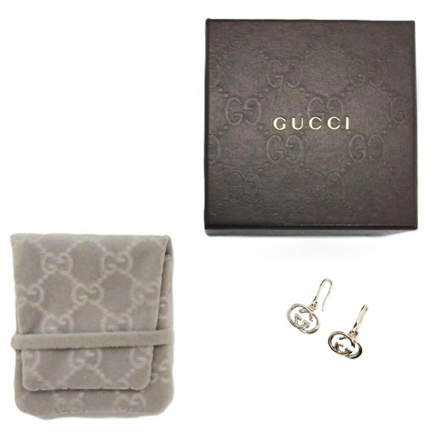 GUCCI GG earrings in SV925 silver