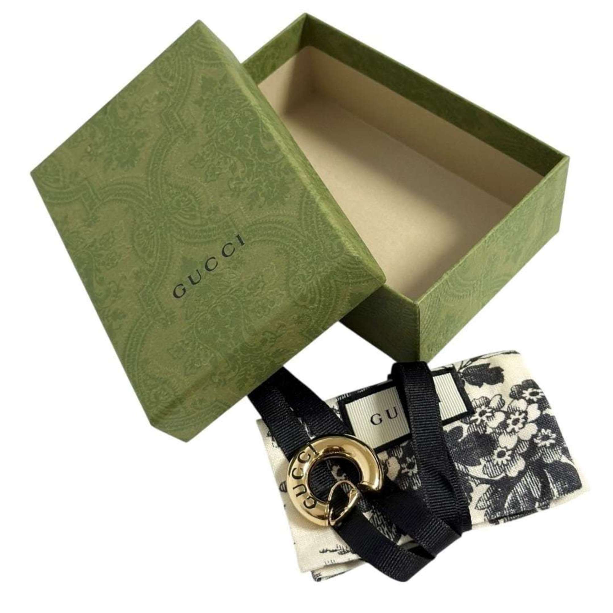 Gucci Women's Hoop Single Earring, Right Ear, Gold, Large