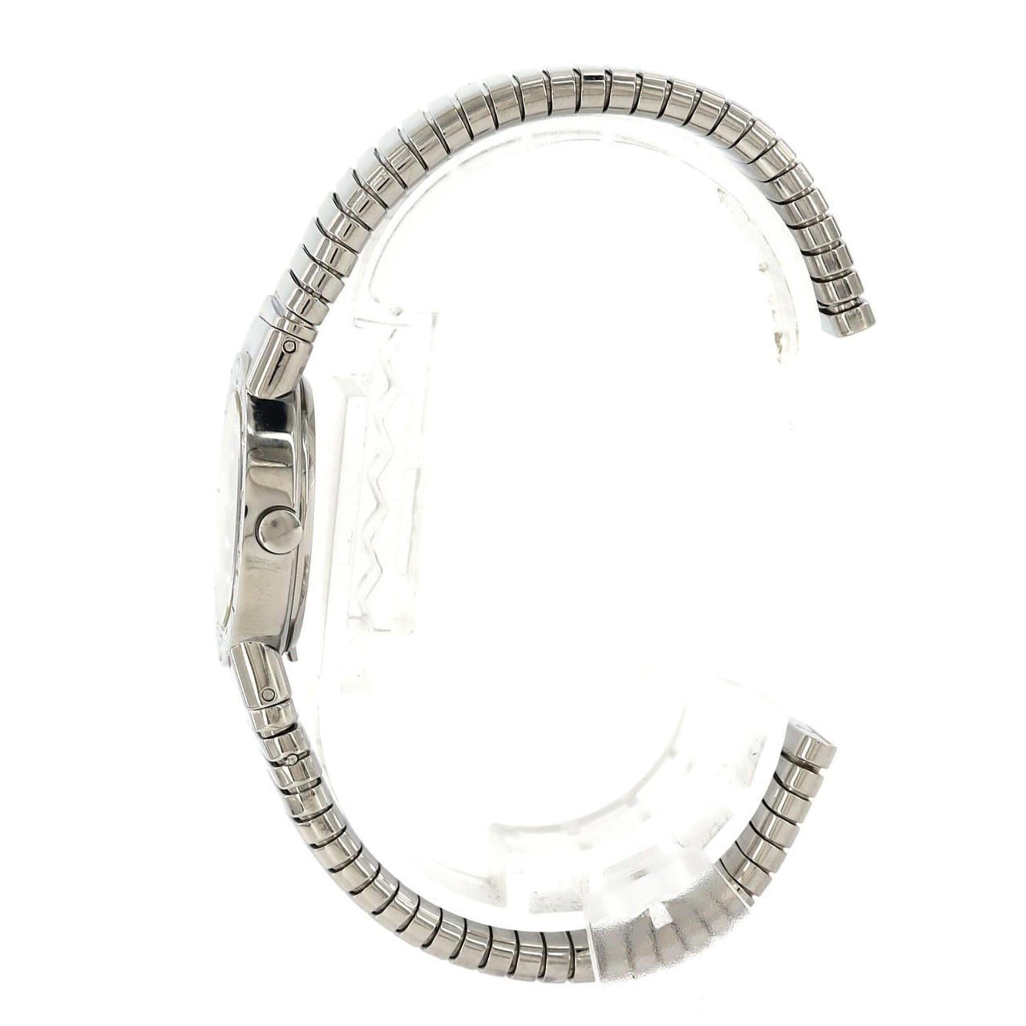 Bvlgari Tubogas 11P Large Size BB262TS Stainless Steel Quartz Watch — Good