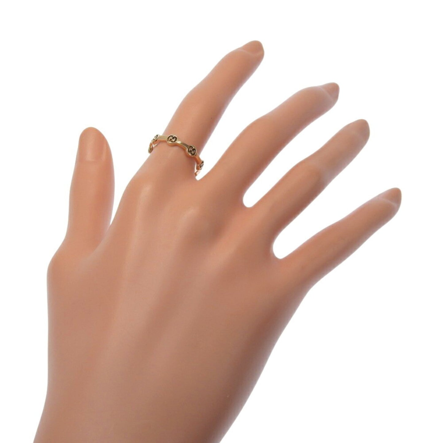 Gucci GG Ring, Size 12.5, 18K Pink Gold, Approx. 2.3g, Women's, I170325004