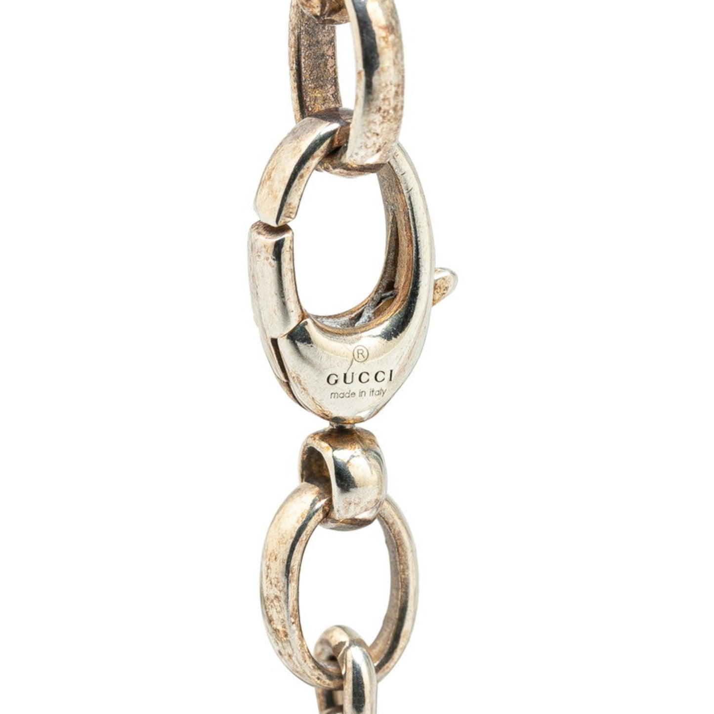 Gucci Interlocking G Chain Necklace SV925 Silver Women's GUCCI