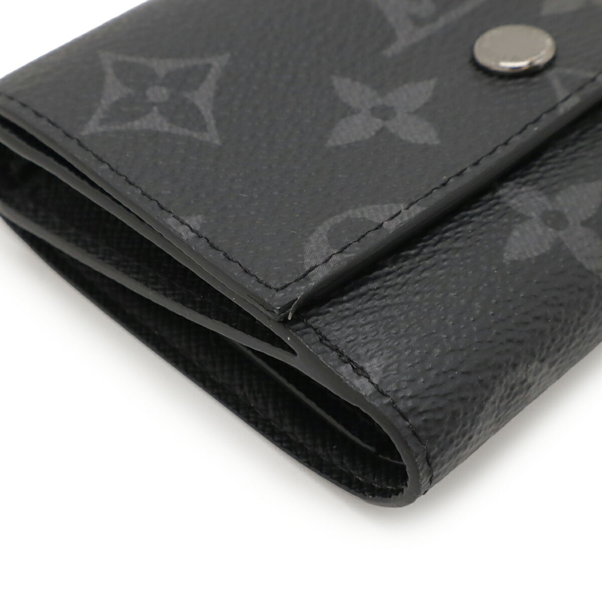 LOUIS VUITTON Monogram Eclipse Victor Tri-fold Wallet M12598