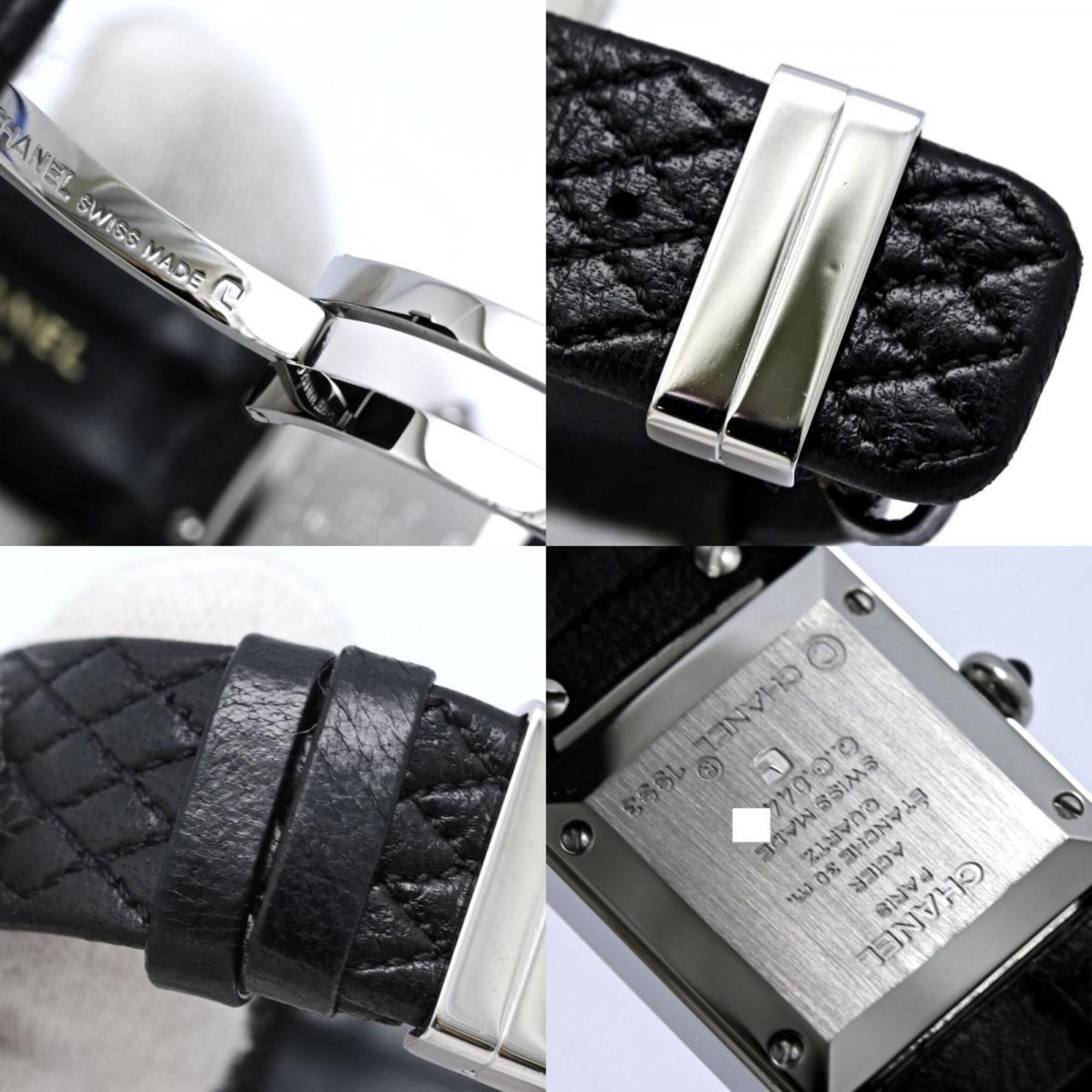 CHANEL Matelassé H0116 Women's Watch, Stainless Steel x Leather, 40486 — Very Good