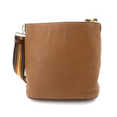 Prada PRADA Shoulder Handbag Leather Brown Silver Hardware 1BE023 Bag — Like New