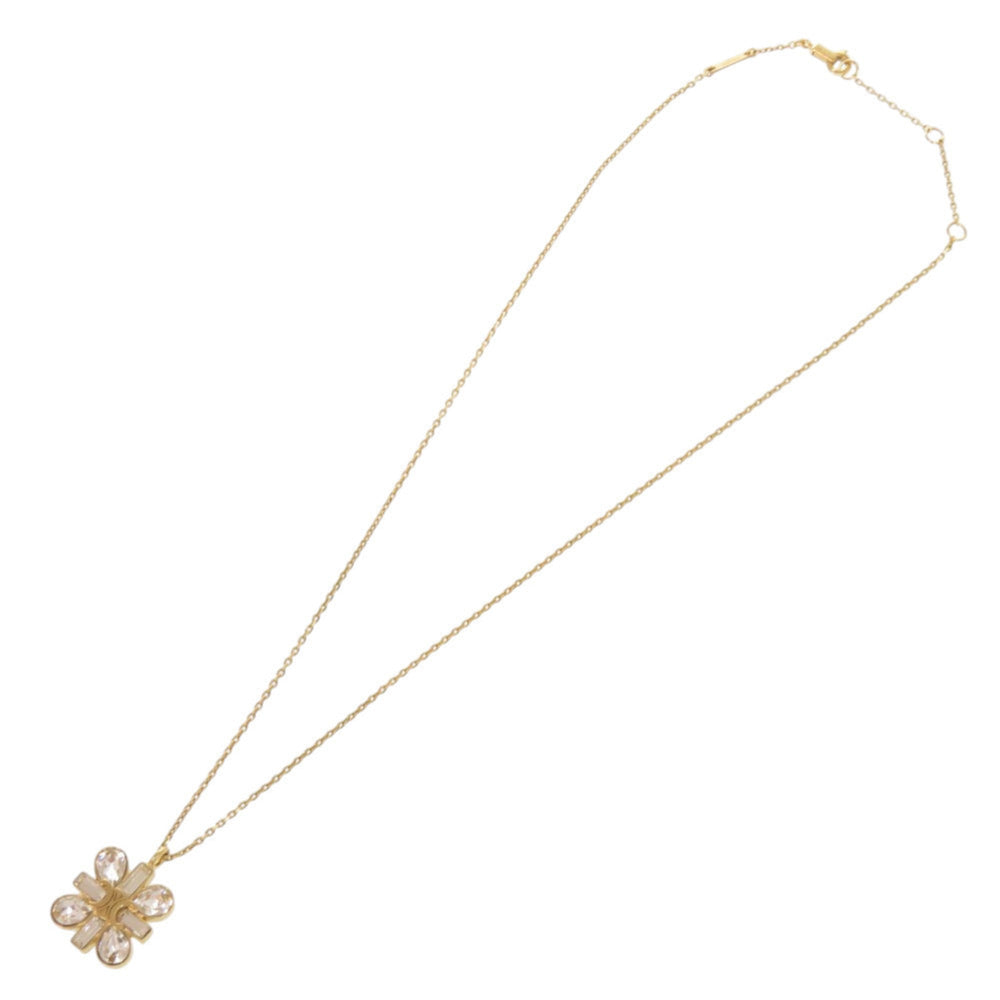 Celine Triomphe Stone Logo Gold Necklace Accessory 0296 CELINE — Like New