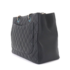 Chanel Matelasse Grand Chain Tote Handbag GST Caviar Leather Black A50995 — New - Store Return