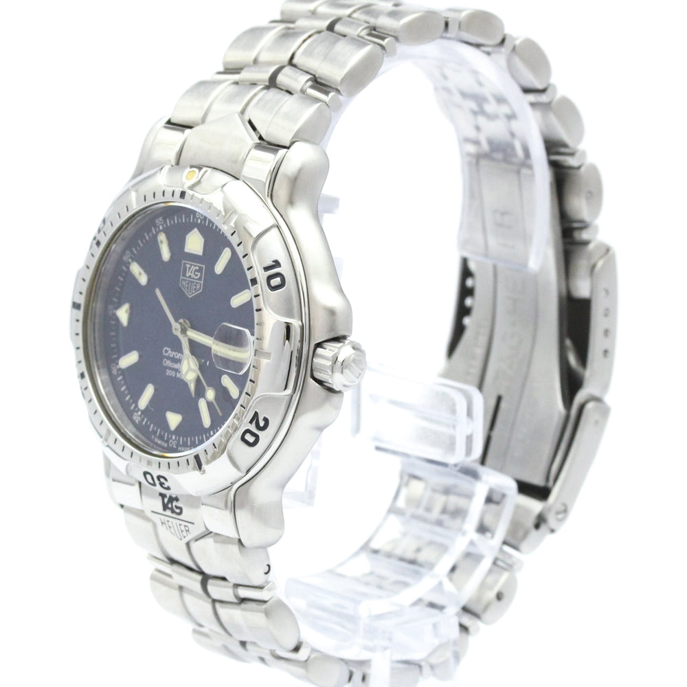 TAG HEUER 6000 Chronometer Steel Automatic Mens Watch WH5113 Polished — Very Good