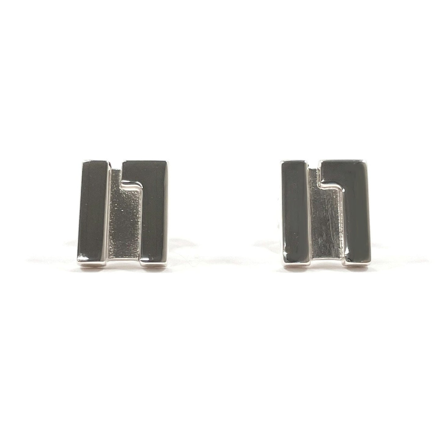 GUCCI G earrings in 925 silver, unisex