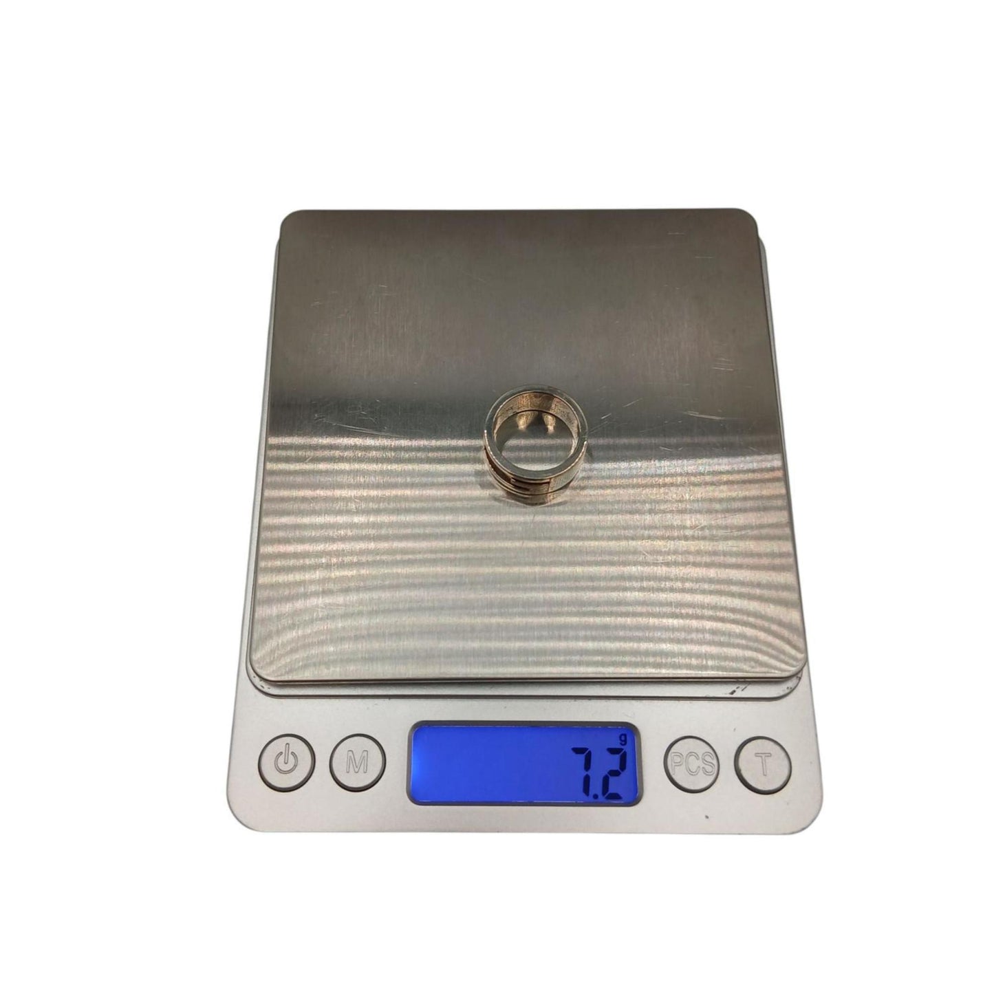 Gucci Branded Regular G Ring, 925 Sterling Silver, Men's