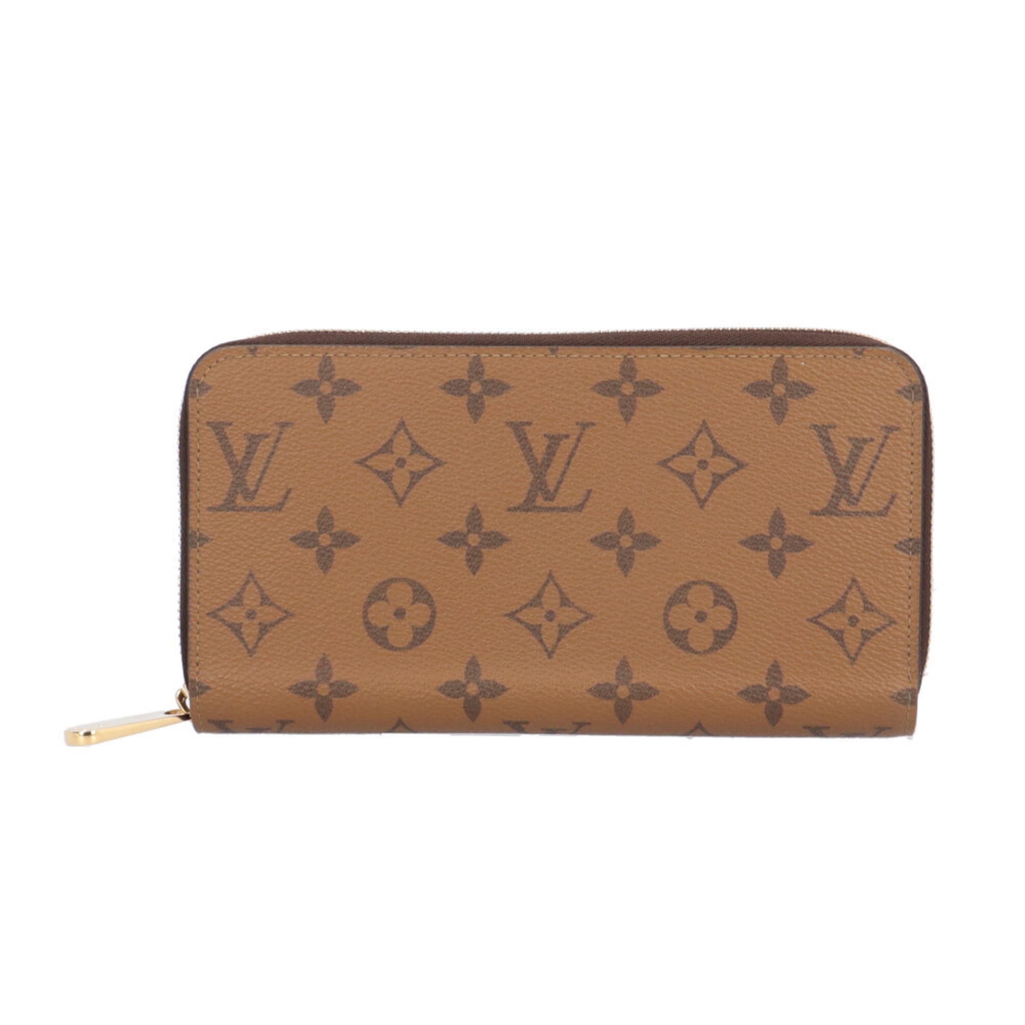 Pre-owned Louis Vuitton Zippy Wallet Monogram Reverse Long Wallet, M82444, Women's