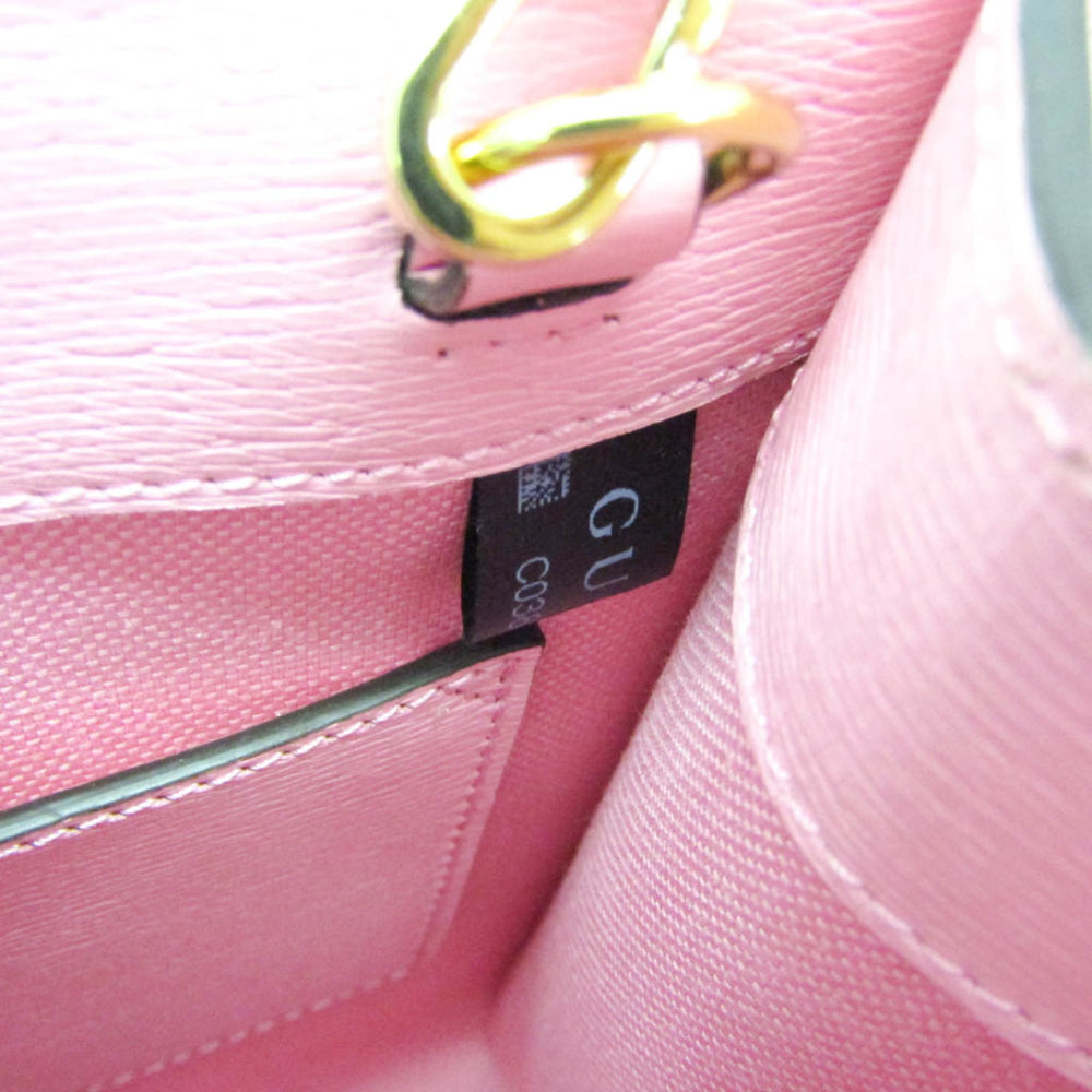 Gucci GUCCI X Bananya Metal Bananya 671623 Women's Leather Handbag,Shoulder Bag Pink — Like New