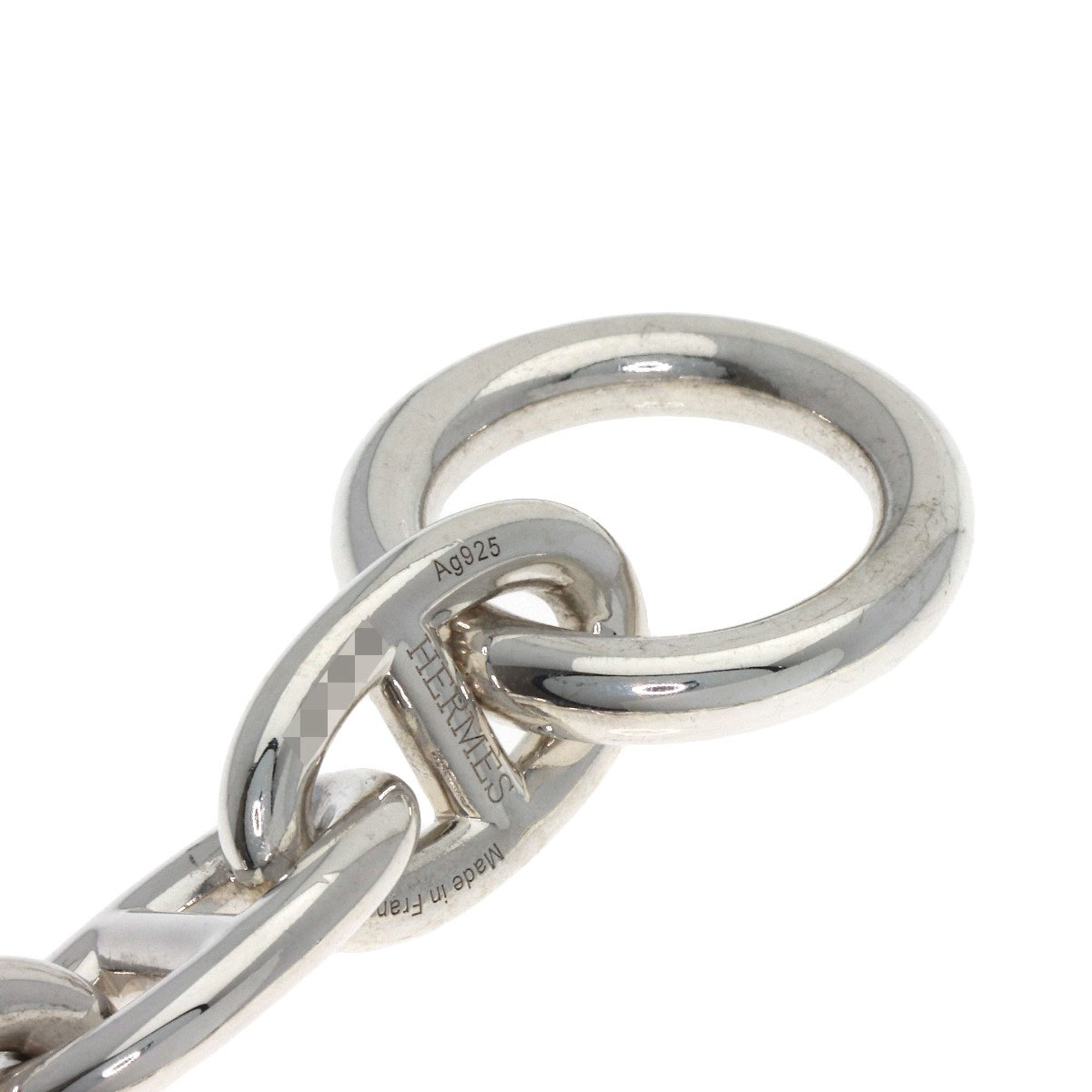 Hermes Hermès Chaine d'Ancre TGM 11-link bracelet in silver for women — Like New