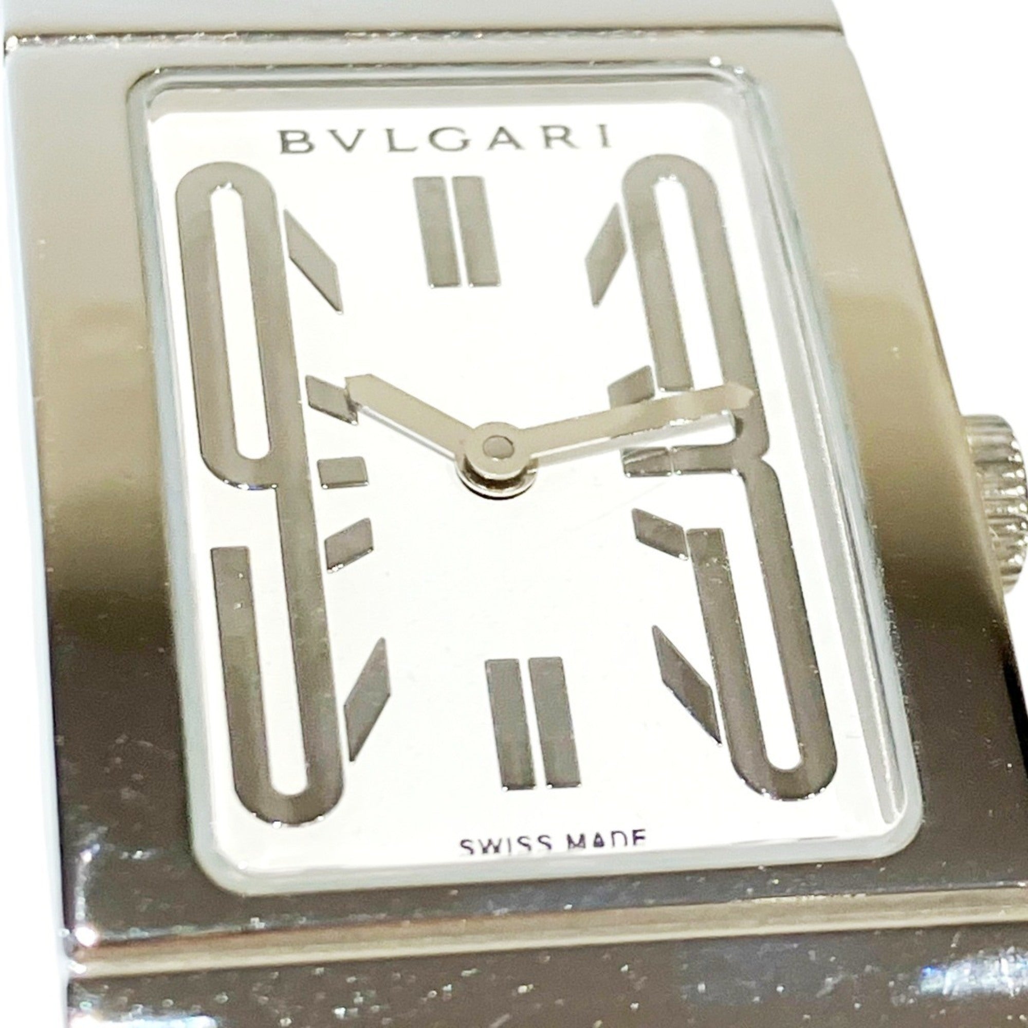 Bulgari BVLGARI watch, total weight 74g, stainless steel, quartz movement, white dial, RT39S — Good