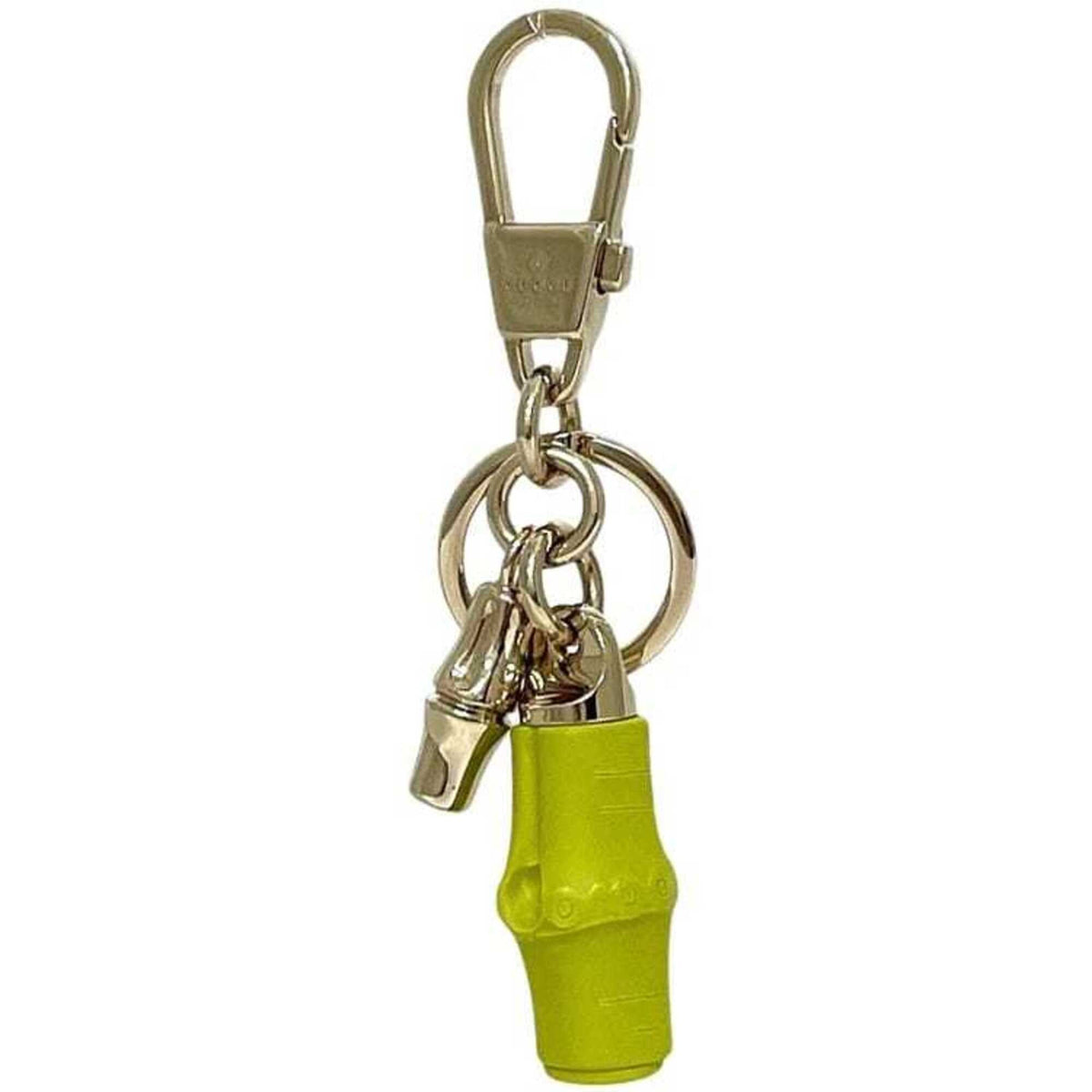 Gucci Charm Bamboo 828187 IAAFM 8086 GUCCI Metal Light Green Gold Yellow-Green Unisex — Like New