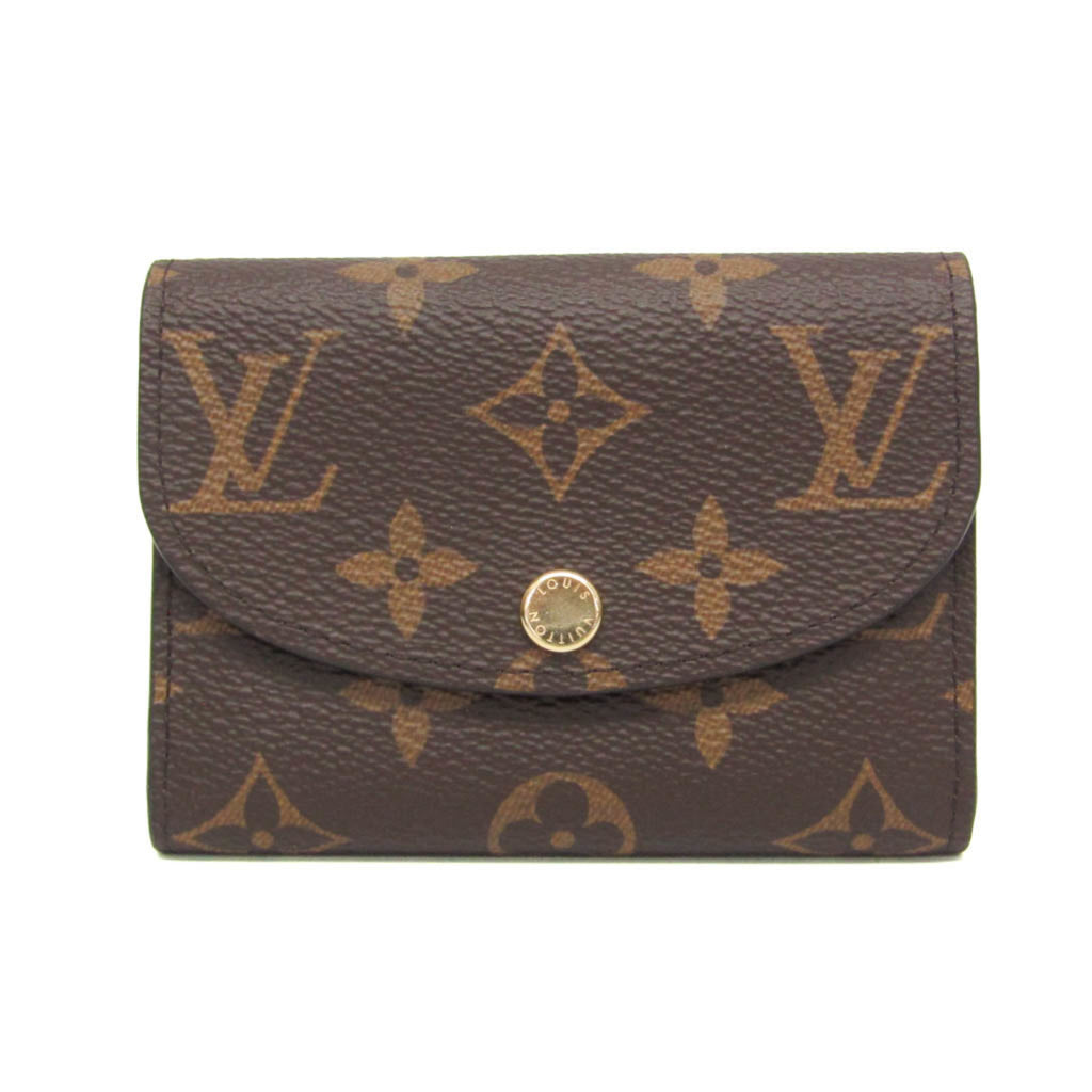 Louis Vuitton Damier Rosalie Coin Purse N64423 Women's Damier Canvas Coin Purse/coin Case Brown,Rose Ballerine