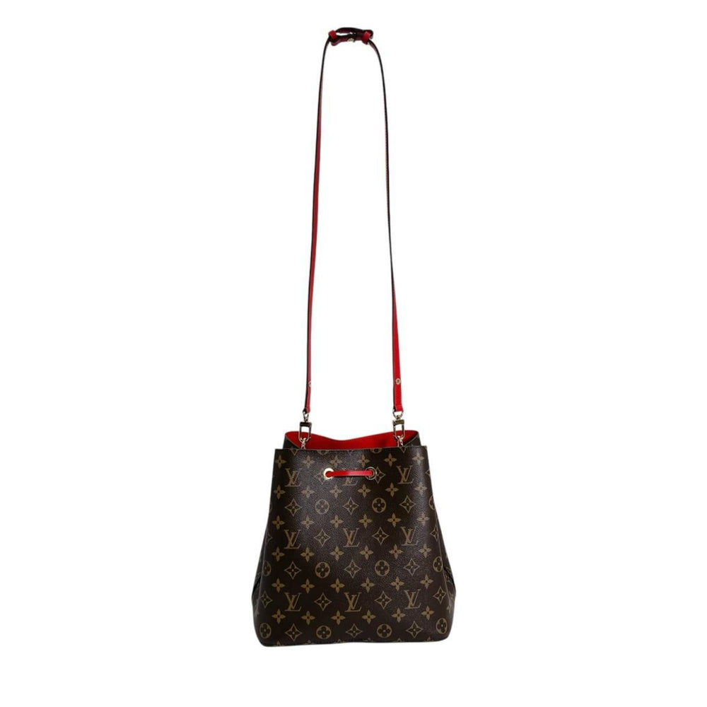 Louis Vuitton Coquelicot Shoulder Bag, 2-Way Monogram NeoNoe Canvas, M44021 — Like New